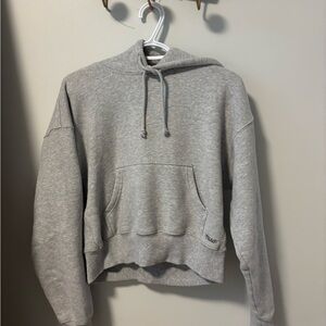 Small TNA Light Gray Sweatfleece Hoodie
